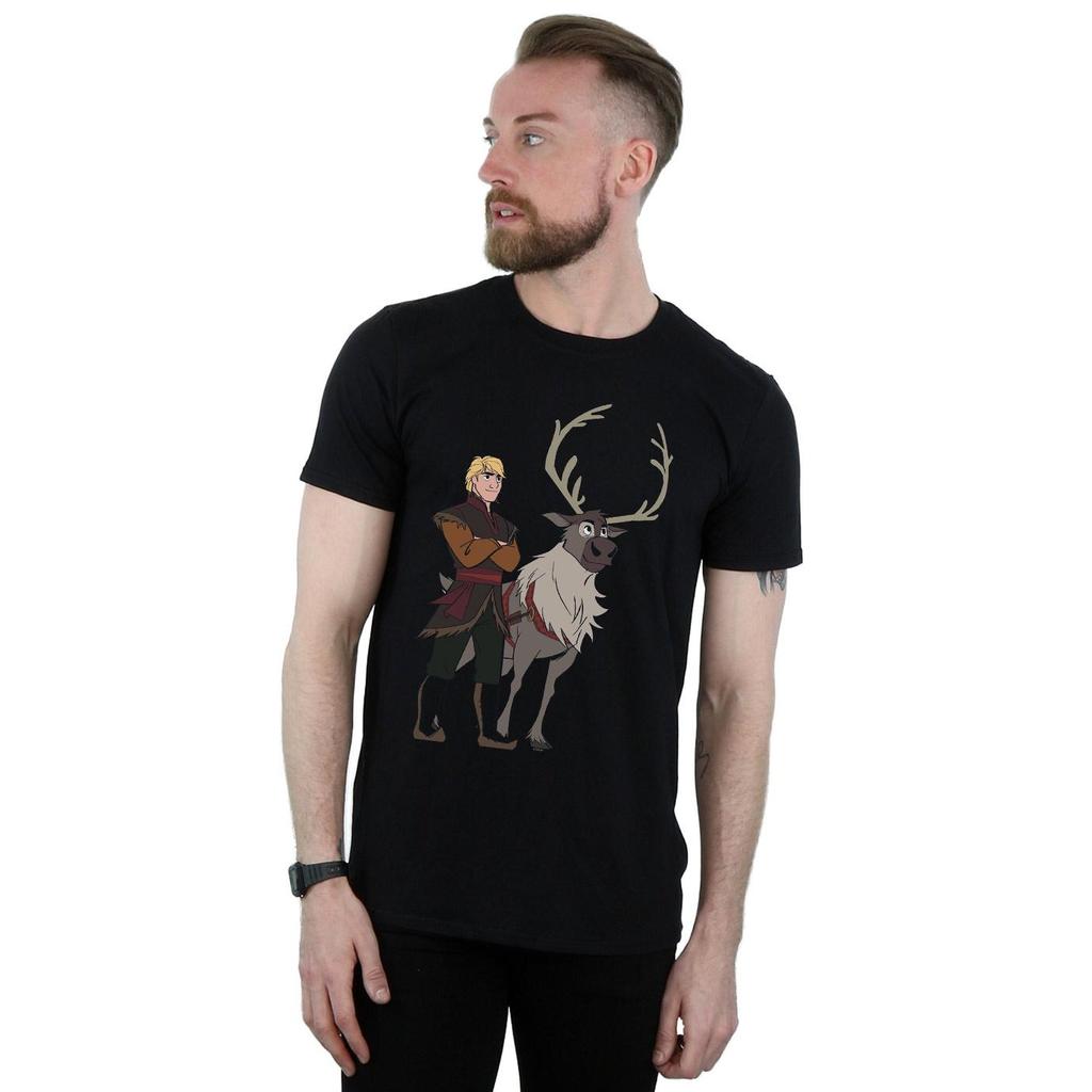 Disney Mens Frozen 2 Sven And Kristoff T-Shirt