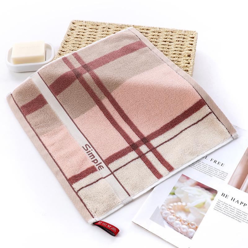 Мультяшное полотенце для рук с жаккардовым рисунком «Щенок и медвежонок», быстросохнущее, 100% хлопок, 25x25 см.