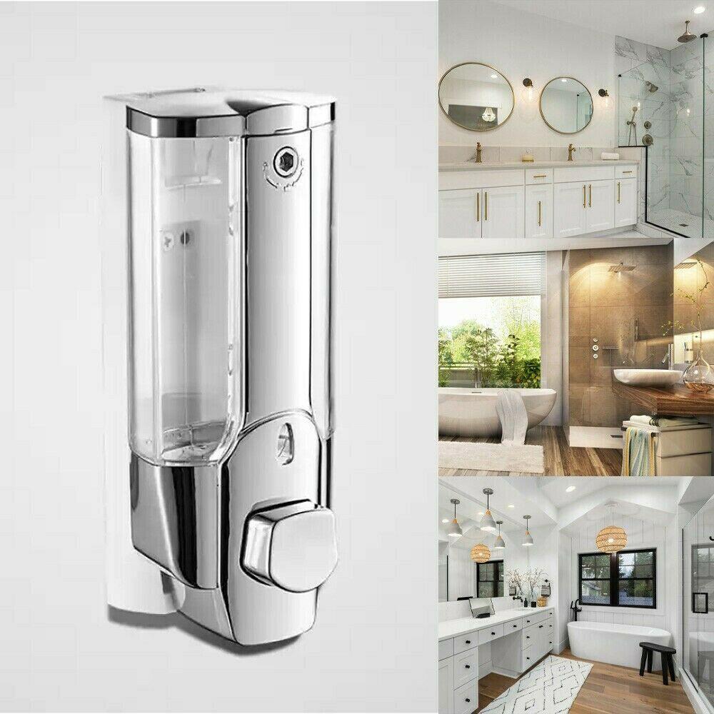 350 мл настенный дозатор жидкого мыла для ванной комнаты, мытье рук, дезинфицирующее средство, насос, гель для душа для семейного отеля, аксессуары для ванной комнаты