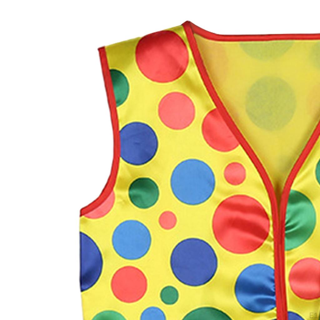 Клоунский жилет, жилет, наряд, сумка, костюм для ролевой игры на Хэллоуин,