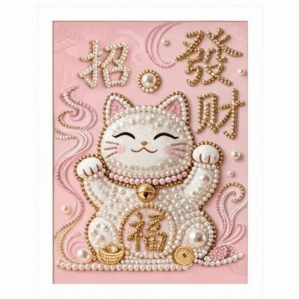 3D Creative DIY Beading Art Kit Stereo Stickers Handmade Pearl Painting Beginners