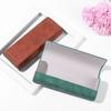 Hot Waterproof Hard Frame Eyeglass Case Leather Glasses Case For Men Women Reading Glasses Box Multicolor Spectacle Cases
