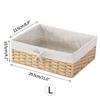 Woven Storage Baskets Organizers Kitchen Sundries Storage Baskets Cosmetics Snack Storage Box Desktop Organizer Container