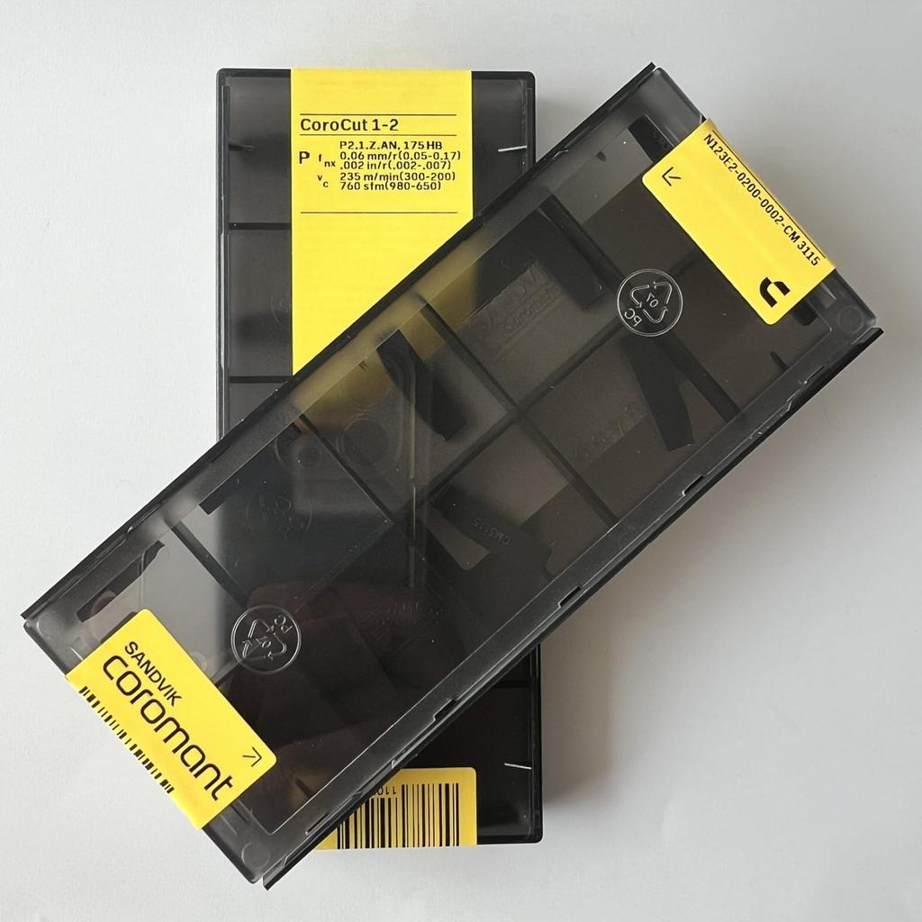 Sandvik / N123E2-0200-0002-CM 3115 / Оригинальная шведская пластина из твердого сплава 10 шт