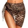 Women Short Sarongs Beach Wrap Sheer Bikini Wraps Chiffon Cover Ups for Swimwear