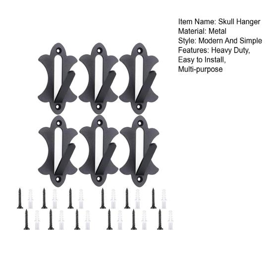 6 шт. Металлический держатель для черепа в европейском стиле Сверхпрочный Олень Мул