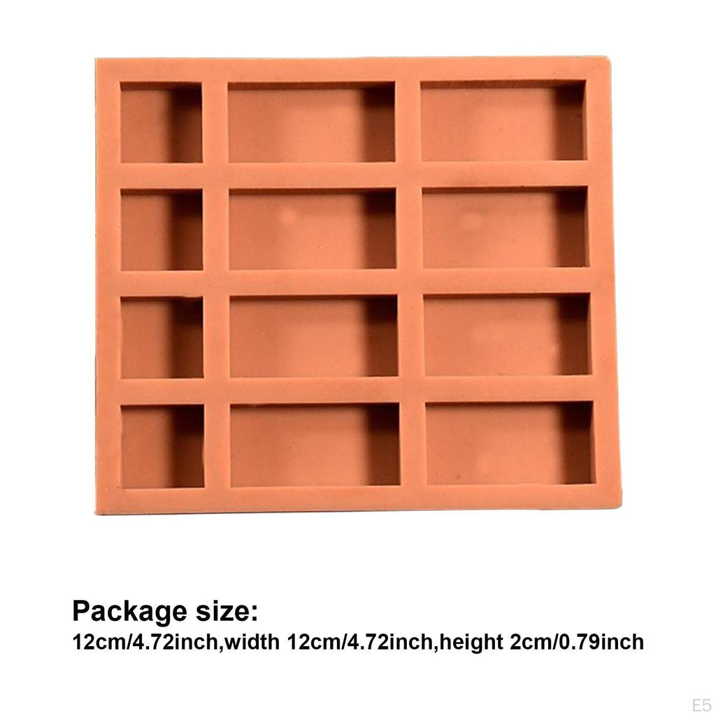 Little Brick Silicone Model Crafting Concrete Wall Functional Portable Sand Table Building Diorama