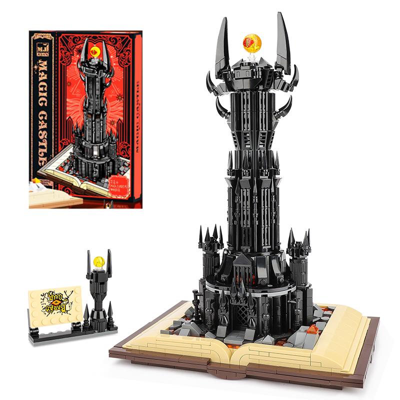 City 969PCS Magic Castle Book Movie Dark Tower Model Building Block Assembly Bricks Educational Bricks Sets For Adults Gift