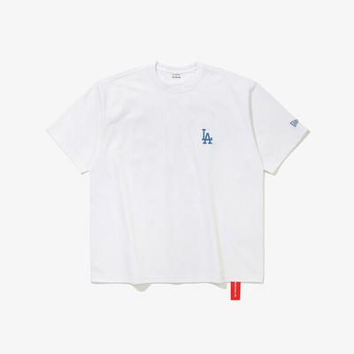 Футболка New Era MLB La Dodgers Team Flag белого цвета 15147513