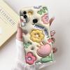 Чехол для телефона Samsung Galaxy A10 A10S M01S Модный цветочный задний чехол Жидкий силиконовый протектор на Samsung A 10 Ударопрочный Funda