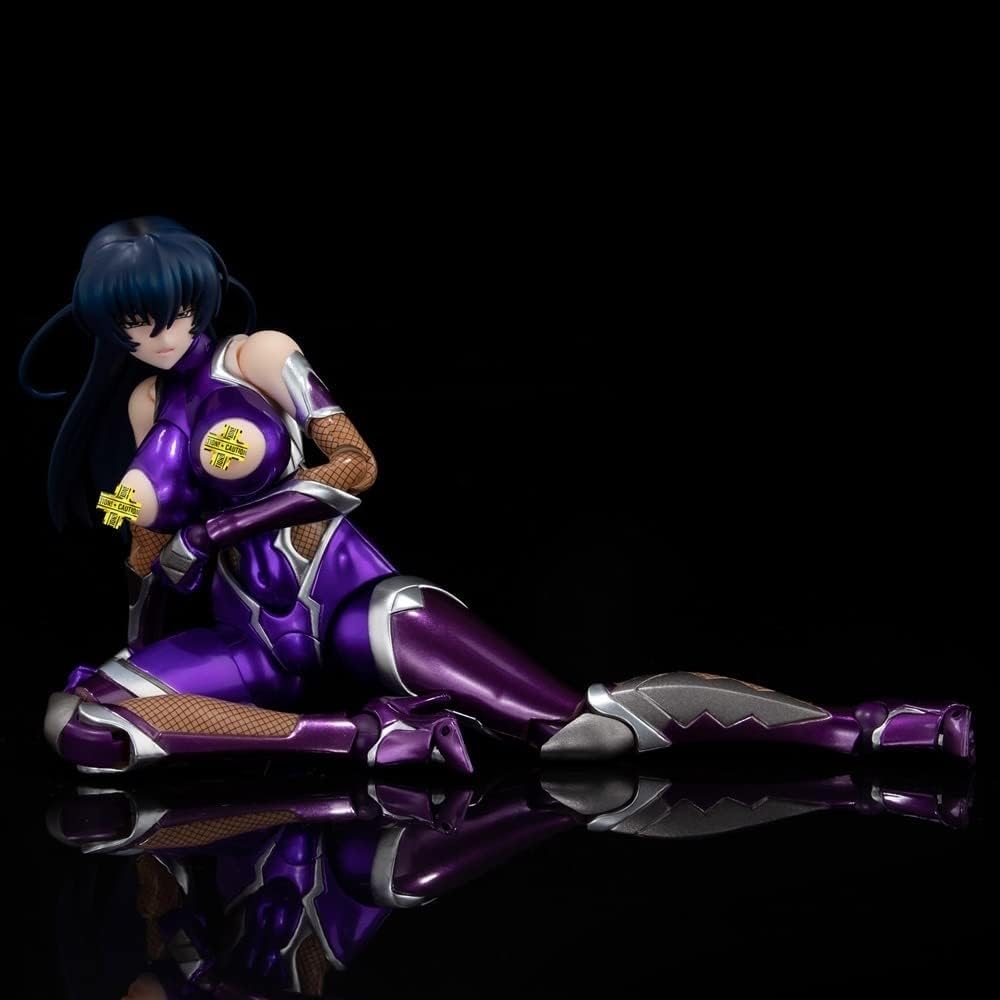 Second Axe Taimanin Asagi SECOND HENTAI ACTION Metallic Version Figure