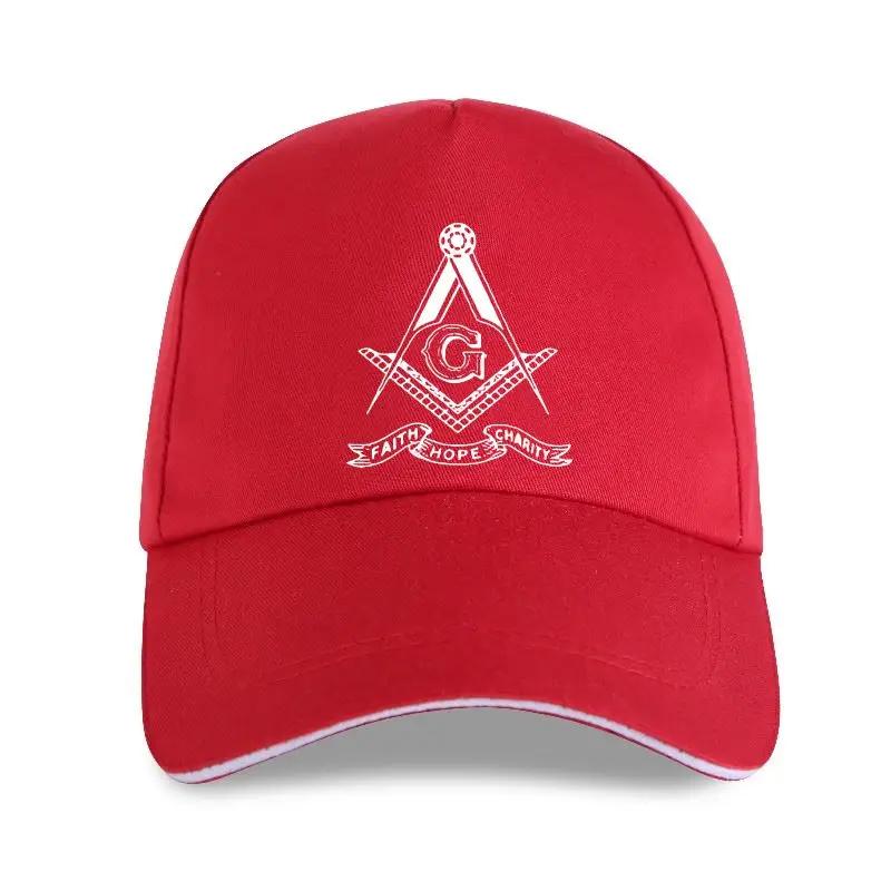 Бейсболка с черной графикой Masonic Freemasons Square Compasses Faith Hope Charity 2021 года