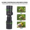 Уличные 300X40 Zoom Len Spin Monoculars Professional Long Range Telescope Mobile Phone Photo Binocls