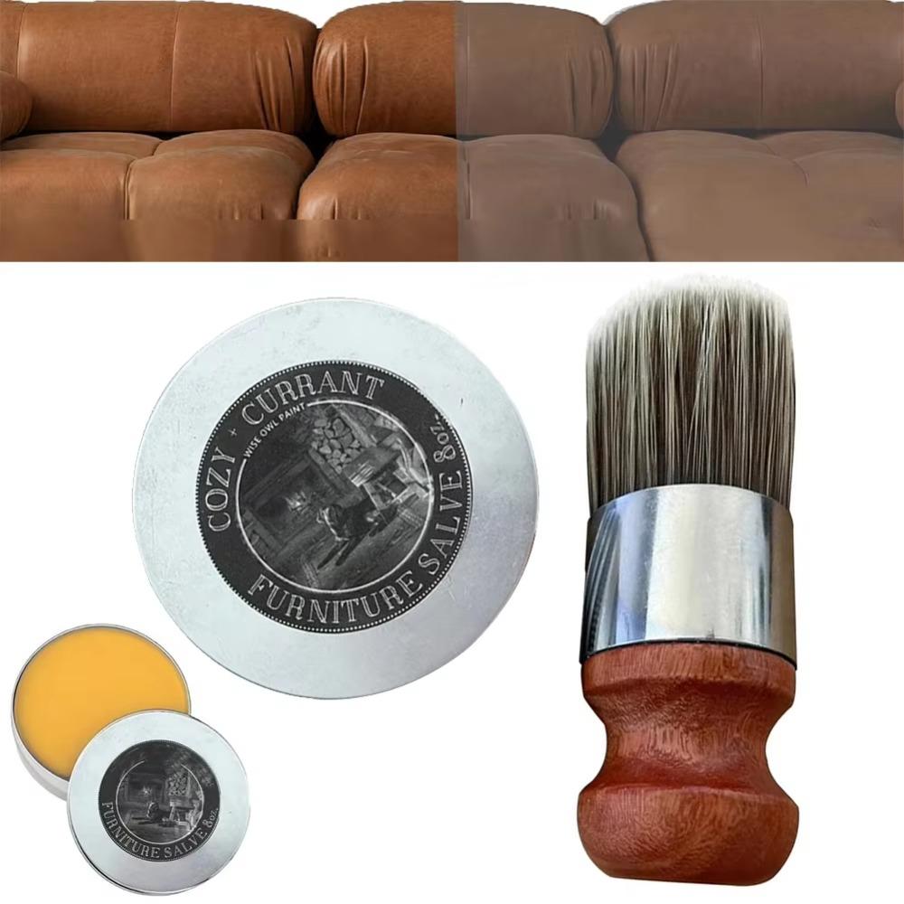 Protective Leather Refurbish Salve Wise Owl Leather Cleaner Multipurpose Furniture Salve