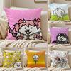 Tower Defense Japanese Game BBattle Cats Cushion Cover Pillowcase Antidustmite living Room Sofa Decor Cushion Room