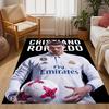 Cr7 Football Legend Area Rug Design for Study room Dining Room Game Room Hallway Antislip Carpet Decorate Offices Perfect Gift for Friends & Family