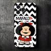 Mafalda Cartoon Cute Soft Phone Case for iPhone 16 16E 17 Air 15 Pro Max 14 Plus 13 Mini 11 12 7 Black Cover Back Shell