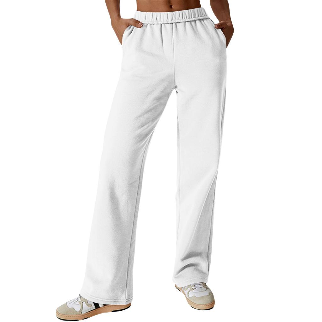 Женские модные повседневные брюки с высокой талией, рабочая одежда, спортивные спортивные штаны с карманами