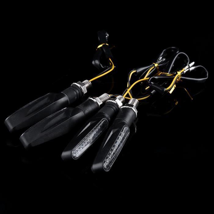 4 X clignotant moto universel indicateurs clignotants clignotants HB058