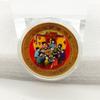 Chinese traditional festival commemorative medal, 12 pieces, color gold, coin, red suit, gift giving, Christmas gift, Stocking stuffers