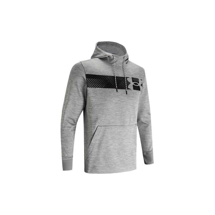 Under Armour Толстовки Мужские Серые С Капюшоном Умеренные Обычные 1360702-011