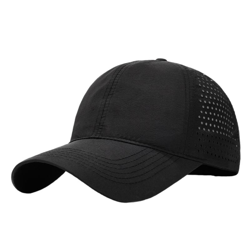 Быстросохнущая бейсболка с вентиляцией, удобная кепка-snapback для хайкинга, бега, езды на велосипеде, унисекс для женщин и мужчин