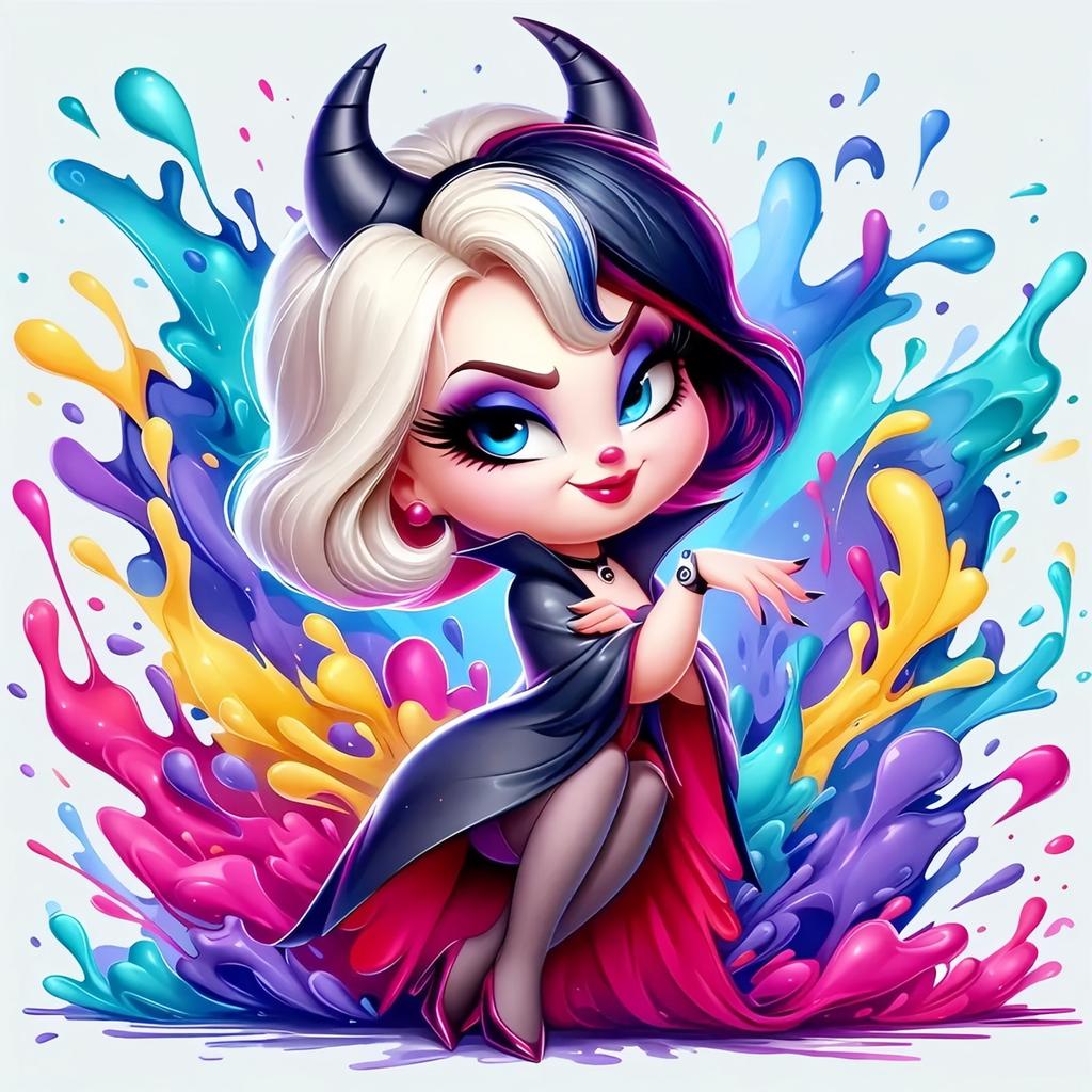 Алмазная вышивка «Фея Динь-Динь» Картина «Малефисента» Картина «Кошмар перед Рождеством» Мозаика Настенный декор