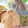 Christian Easter Rabbit Plush Doll Soft Fluffy Easter Bonnie Rabbit Doll PP Cotton Comfortable Animals Stuffed Toy