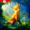 Diamond Painting Full Round Fox Forest Diamond Embroidery Cross Stitch Rhinestone