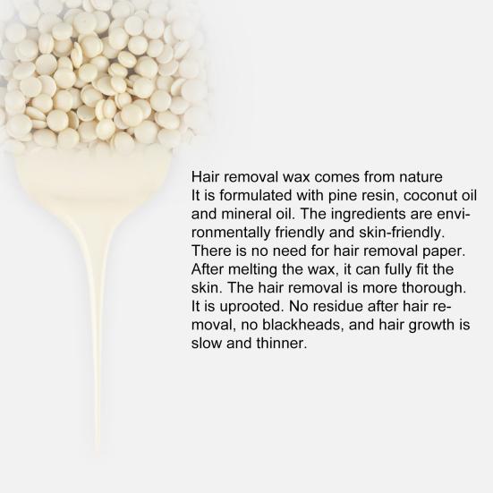 Hair Remove Kit Painless Long-lasting Fast Effect Uprooting Hot Film Hard Wax