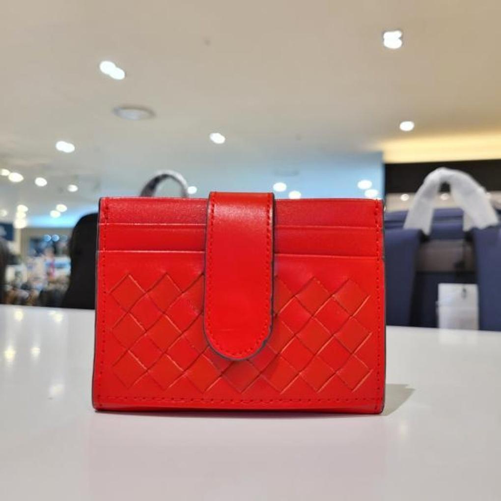 Marie Claire 16-slot, ultra-slim natural leather casual card holder wallet