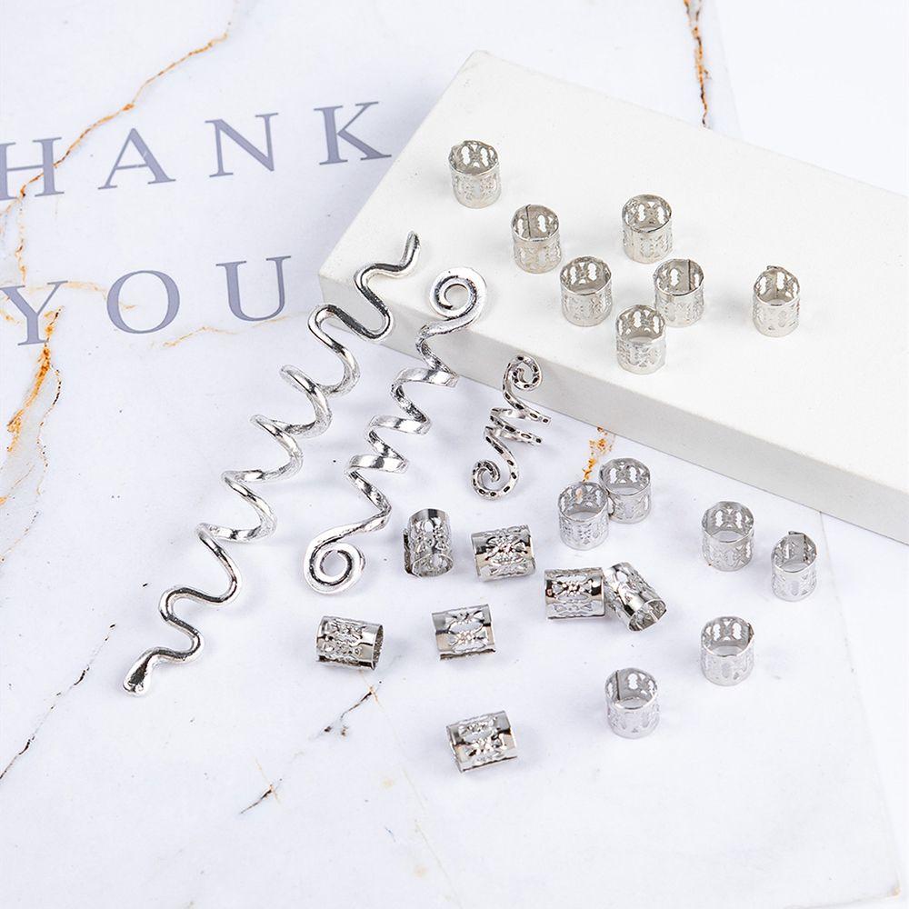 Принадлежности для волос Зажимы для трубок Дреды Аксессуары для волос Спиральные бусины Кольца Грязные косы Пряжки для волос