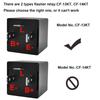 2 Pieces 12V 3 Pin Electronic LED Flasher Relay 0.1W-150W c/m Motorcycle Turn Signal Adjustable Flasher CF-13KT, Comes with 6pcs Terminals