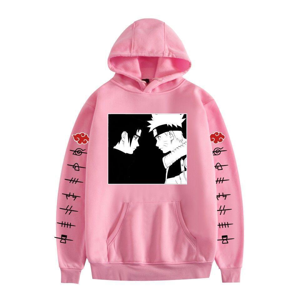 Series Naruto Anime Print Fashion Casual Hooded Sweater