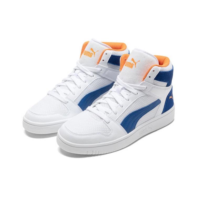 Puma Баскетбольные кроссовки Rebound Layup Mesh 'White Blue' Мужские 370913-01