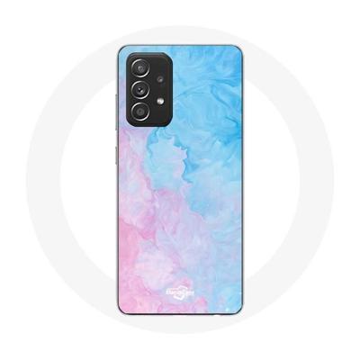 Coque - Samsung - Galaxy A52 - Souple - Protection - Bleu Rose