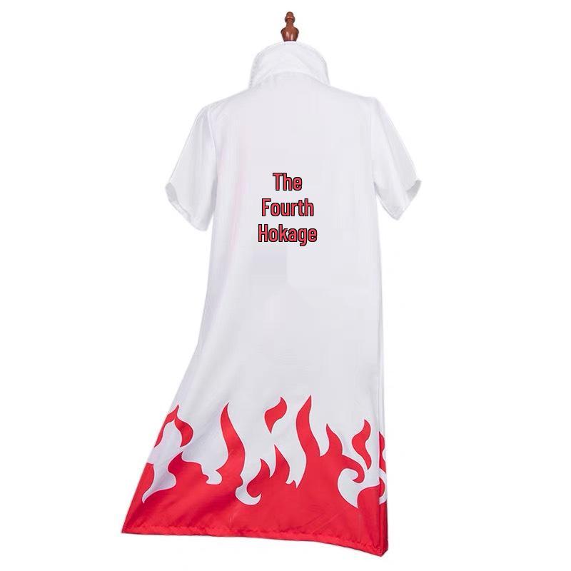 Минато Намикадзе Наряд Акацуки: Наруто Четвертый Хокаге Косплей Тренч
