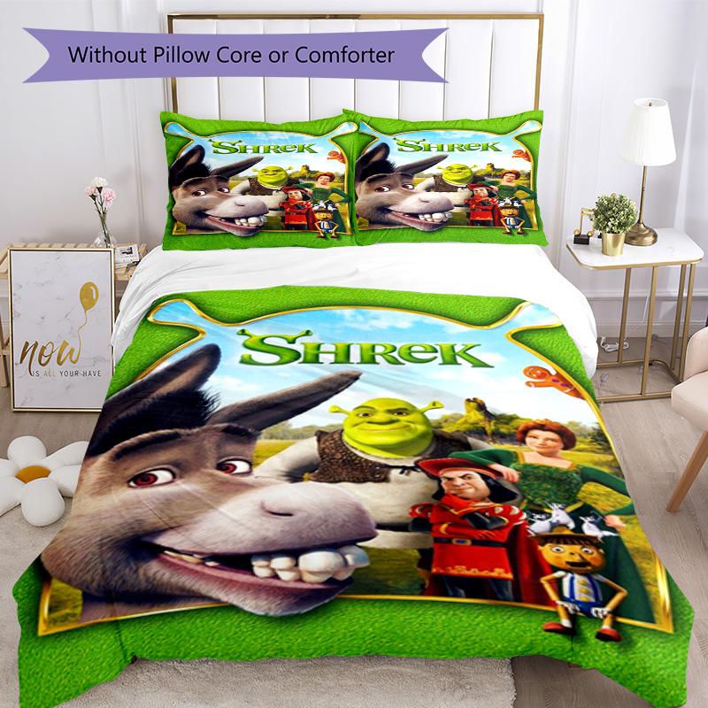 Shrek Comforter Cover Set Design For Living Room Machine Washable Christmas Gift