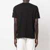 Moncler SS22 Letter Print Crew Neck Short Sleeve T-Shirt Men Tops Black H10918C00038829H8999