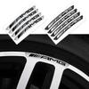 Для AMG W140 W168 W169 W176 W177 GLS GLB EQC CLS SLK A200 GLK A260 4 шт. 3D Алюминиевые Наклейки на Диски Колес Автомобиля Автоаксессуары