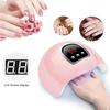 Dual Light Source 18 Leds Manicure Ultraviolet Lamp 54W Nail Lamp Manicure UV Lamp  Gel Varnish