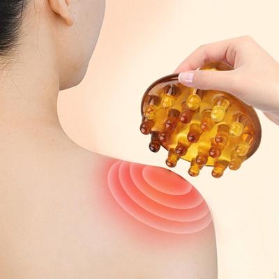 Ручная массажная расческа для женщин/мужчин Эргономичная круглая для кожи головы шеи ног плеч ступней