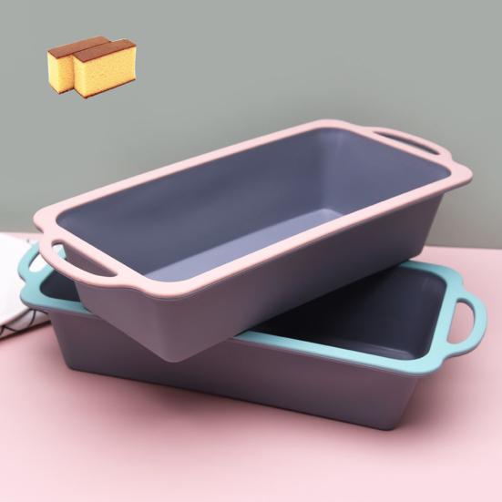 Силиконовая форма для кексов с антипригарной ручкой, пищевая устойчивая к высоким температурам форма для выпечки, кухонные принадлежности