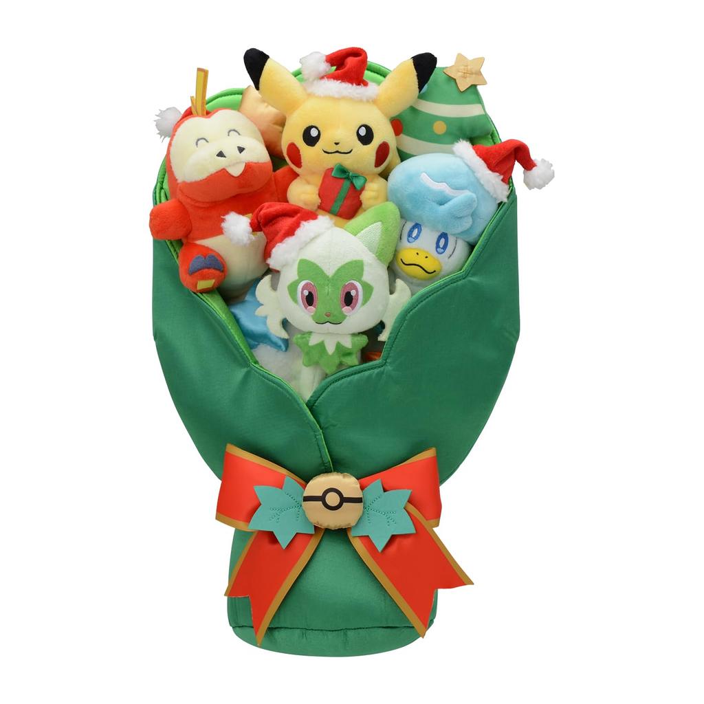POKEMON Центр Оригинальный Плюшевый Букет Рождественский Рынок Paldea's