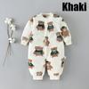 Baby Clothes Clothes Spring, Fall and Winter Thickened Baby Men and Women Coral Flannel Warm One-piece Clothes Pajamas