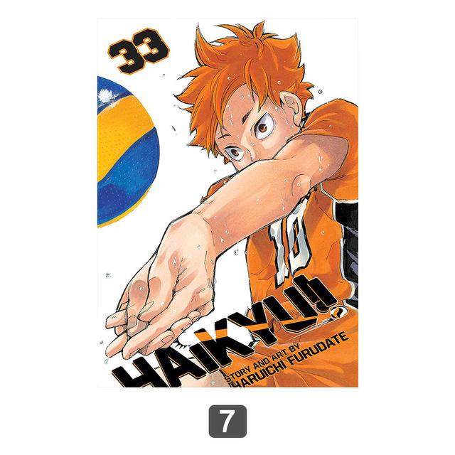 Японское аниме Haikyuu, волейбольный мальчик, мультяшный постер, настенный художественный принт, холст, живопись, фотографии для гостиной, украшение Cuadros