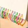 30Pcs Binding Ring Candy Hole Color Ring Plastic Binding Coil Binder Hoop Holder Tool