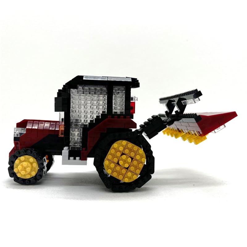 Трактор YANMAR серии YT3 Nanoblock, 800 деталей, Рабочая техника, Возраст 12+, Дизайн интерьера, Хобби