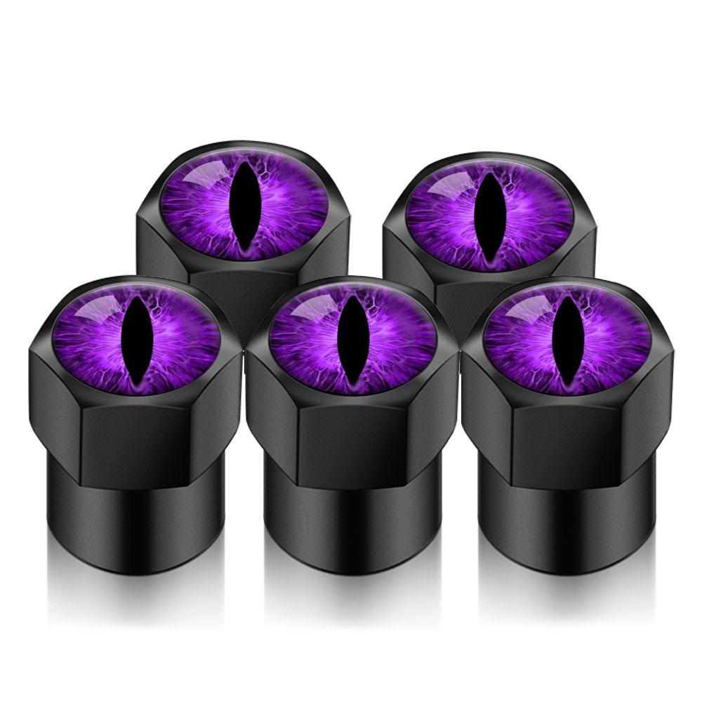 5 ШТ./ЛОТ Универсальные DIY Колпачки на ниппель автомобильного колеса/шины Наклейки на автомобиль Для Авто Мото Аксессуары Декор Подарок, Форма Глаз