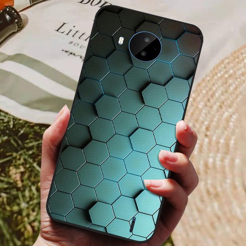Для Nokia C20 Чехол Мягкий ТПУ Силиконовый Мультяшная Задняя Крышка для Nokia C20 Plus Чехлы для Телефона ТПУ Черный Бампер для NokiaC20 C 20 Plus